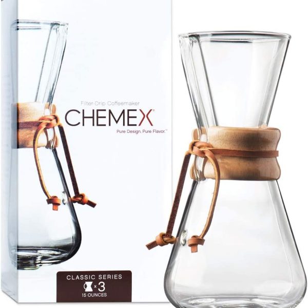 CHEMEX קנקן חליטה עם חבק עץ
