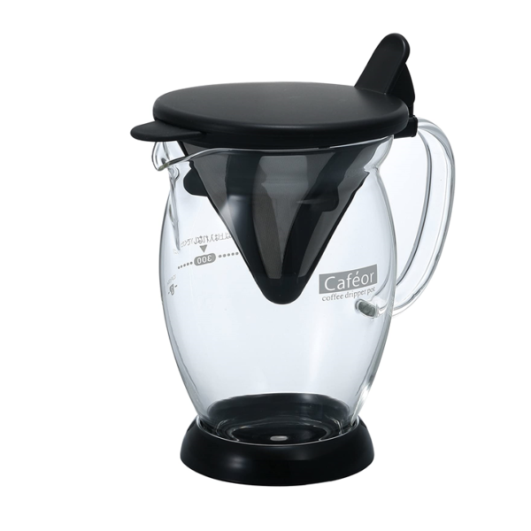 HARIO V60 קנקן מיצוי עם פילטר נירוסטה