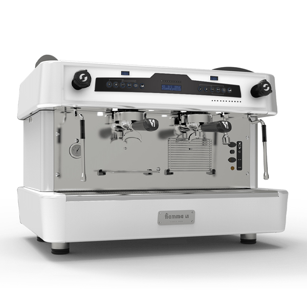 מכונת אספרסו QUADRANT 2 DSP FIAMMA שני ראשים לבן