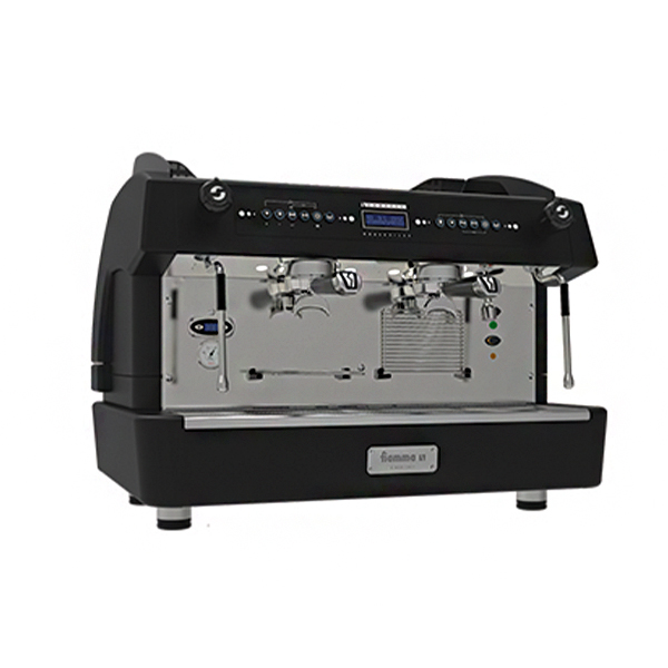 מכונת אספרסו COMPASS DUAL BOILER 2 DB FIAMMA שני ראשים שחור / לבן