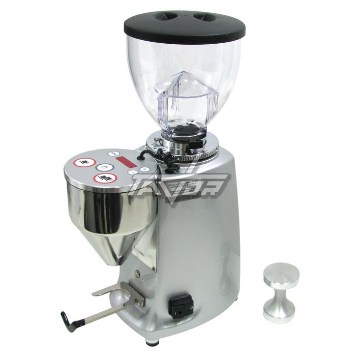 מטחנת קפה בצבע כסף אלקטרונית ON DEMAND MAZZER MINI