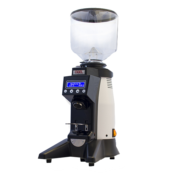 מטחנת קפה לבנה OBEL ON DEMAND 1/3 HP 230V/50Hz סכין 75 מ"מ
