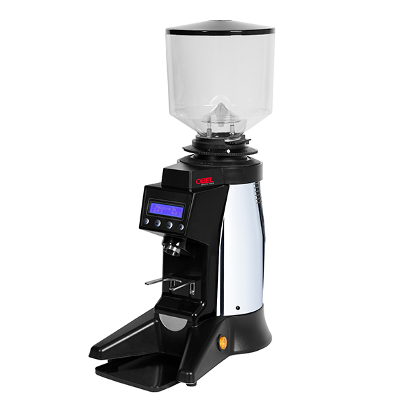 מטחנת קפה צבע כרום OBEL ON DEMAND 1/3 HP 230V/50Hz סכין 75 מ"מ