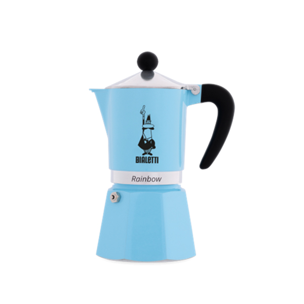 מקינטה Rainbow BIALETTI ל-3 כוסות בצבע תכלת