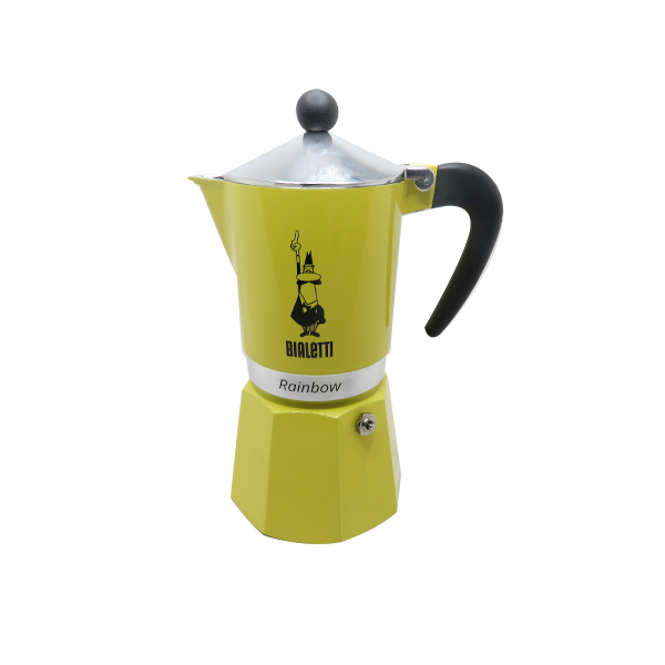 מקינטה Rainbow BIALETTI בצבע צהוב 6 כוסות