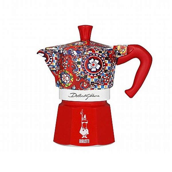 מקינטה 6 כוסות BIALETTI MOKA דגם Gַ&D צבע אדום