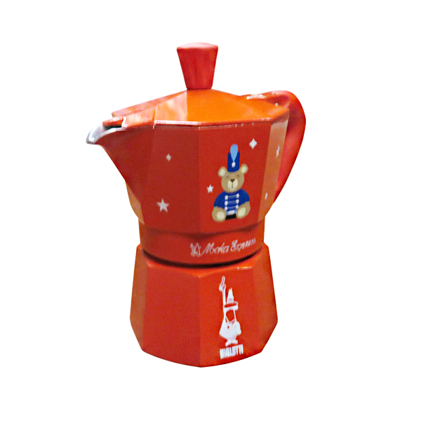 מקינטה MOKA EXPERSS 3 TZ ORSETTO ROSSA BIALETTI